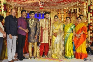 Music Director Koti Son Rajeev Wedding Reception Photos